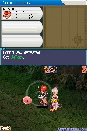 Ragnarok DS (USA) screen shot game playing
